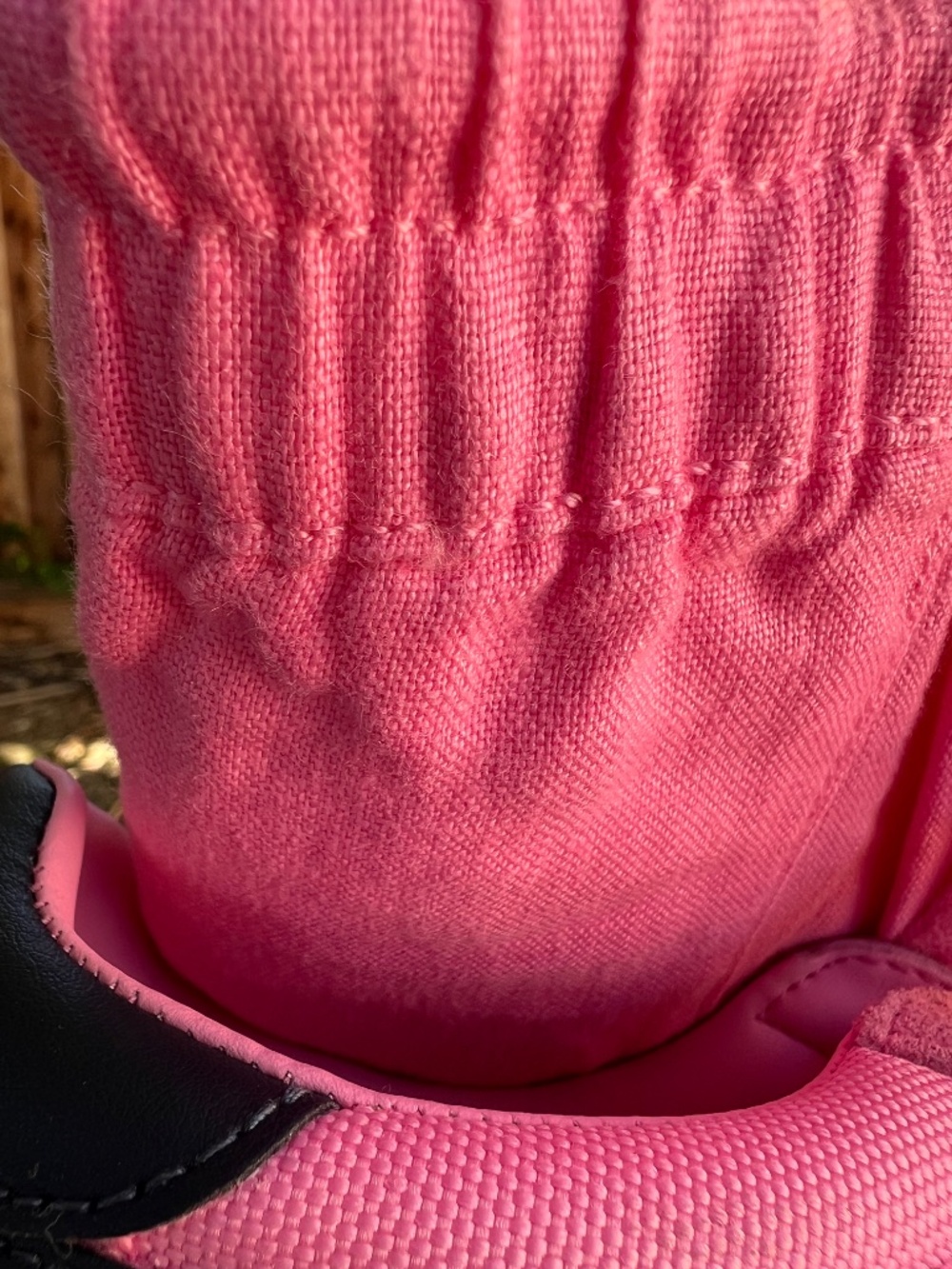 NWT Athleta barbie pink linen pants SZ L + Gola Tornado pink sneakers SZ 8 - Picture 3 of 17